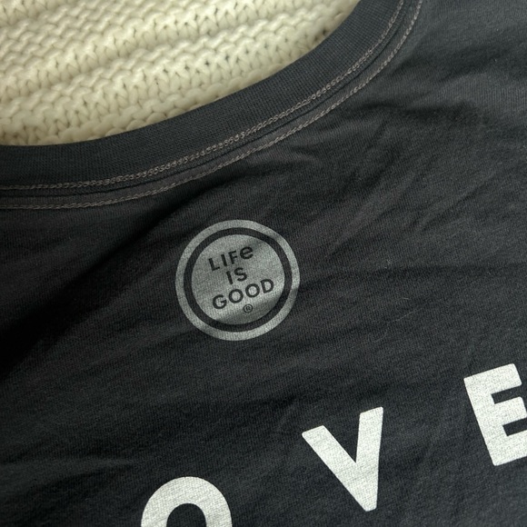 Life Is Good, Long Sleeve Tee, Size M - Picture 6 of 7